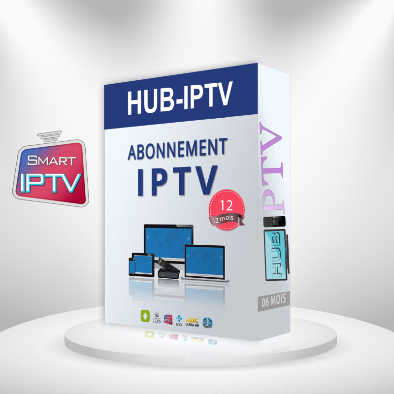 ABONNEMENT IPTV 12 MOIS – HUB-Service